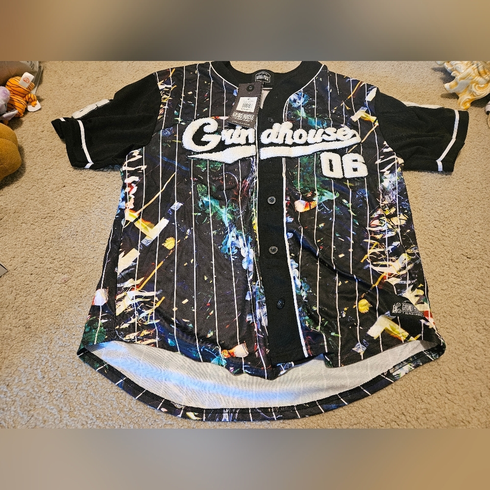 GRIND HOUSE Black Label Jersey Fashion Designer with Tags Used Condition 06 XL